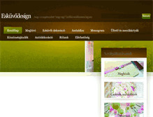 Tablet Screenshot of eskuvodesign.hu